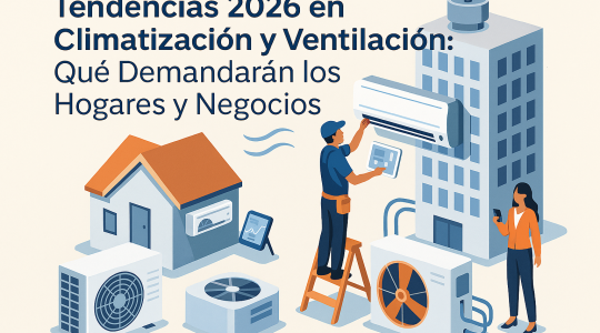 Tendencias 2026 en Climatización y Ventilación: Qué Demandarán los Hogares y Negocios