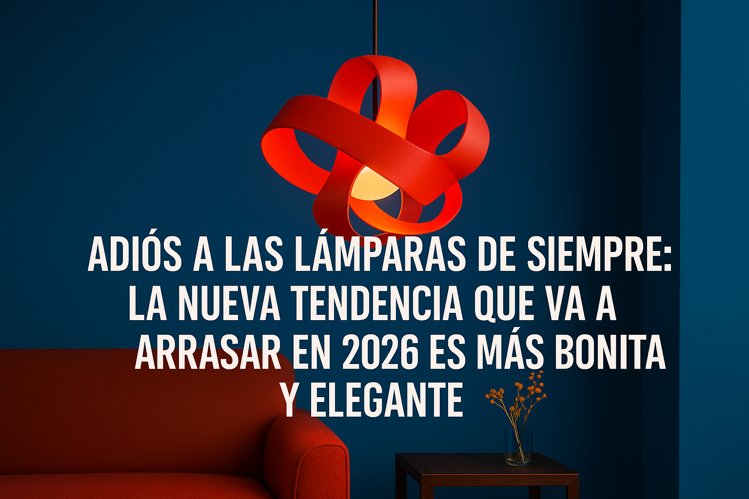 Adiós a las lámparas de siempre: la nueva tendencia que va a arrasar en 2026 es más bonita y elegante