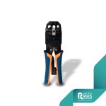 Herramienta de Crimpado de Cable para Conectores RJ10/RJ11/RJ12/RJ45 con Carraca