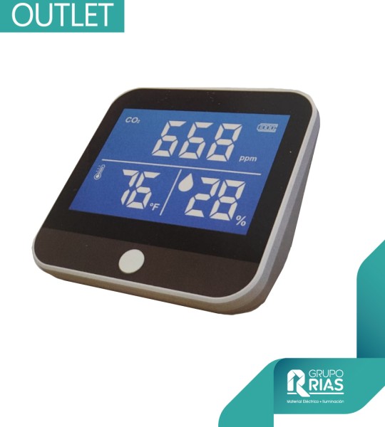 Medidor de CO2 con tecnología NDIR