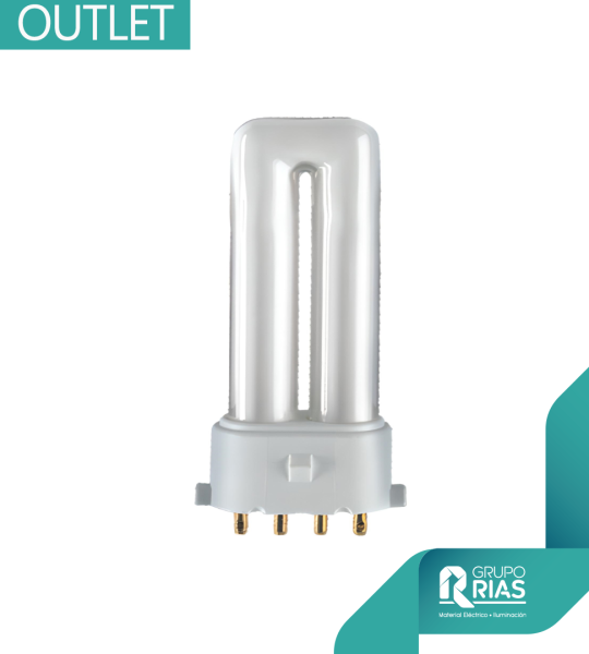 RADIUM- Lampara compacta flurorescente RX-S/E 7W/840