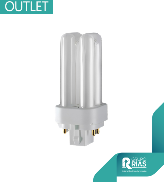 RADIUM- Lámpara compacta fluorescente RX- D/E 26/830/G24Q-3RAl