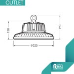 TRILUX Proyectores LED para pabellones 2380 G4 LED